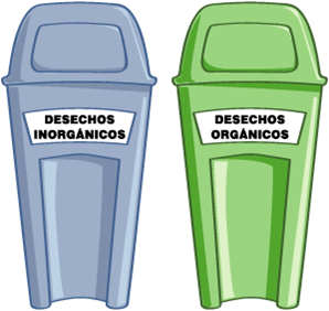 clasificacion de basura organica e inorganica en casa
